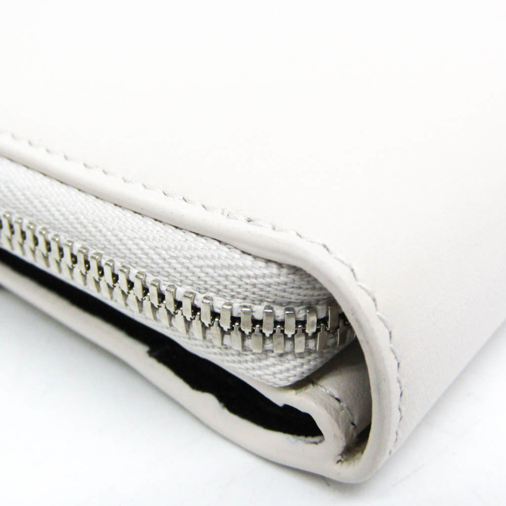 Balenciaga Envelope Compact Wallet 753762 Men,Women Leather Wallet (tri-fold) Black,Off-white