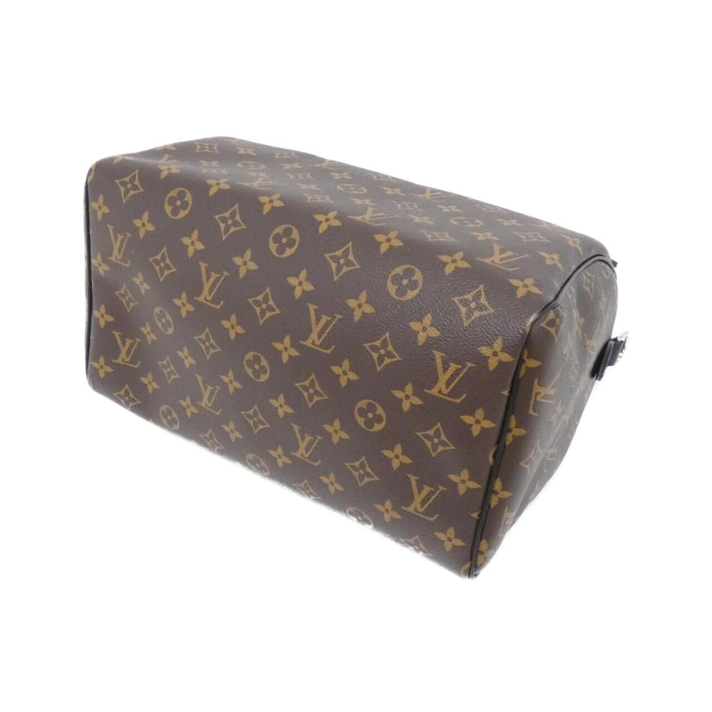 Louis Vuitton Monogram Black Speedy Bandouliere Soft 30cm Boston Bag M12243