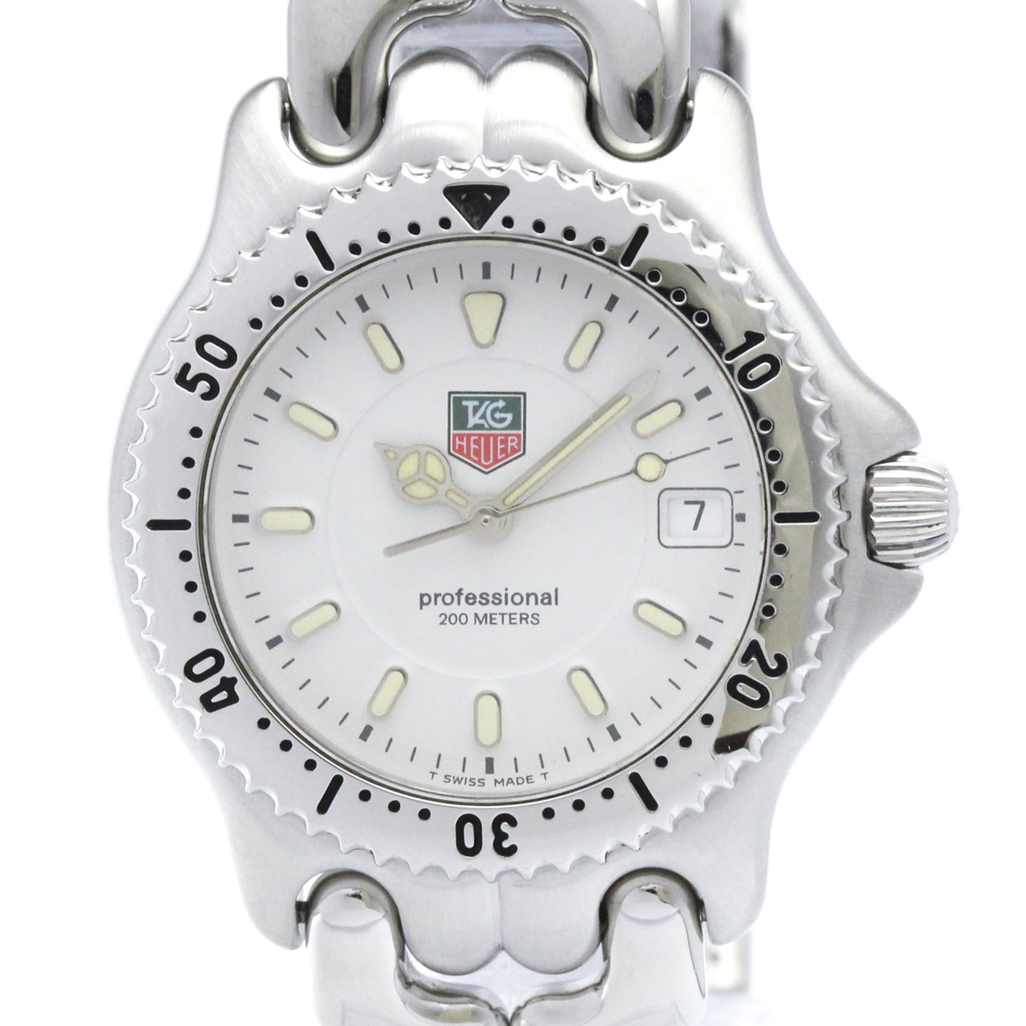 TAG HEUER Sel Professional 200M Steel Mid Size Watch WG1212 Polished — Very Good