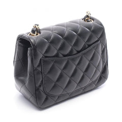 Chanel Mini Matelassé Shoulder Bag/Handbag, Lambskin Leather, Women's, Black (A35200) — New - Store Return
