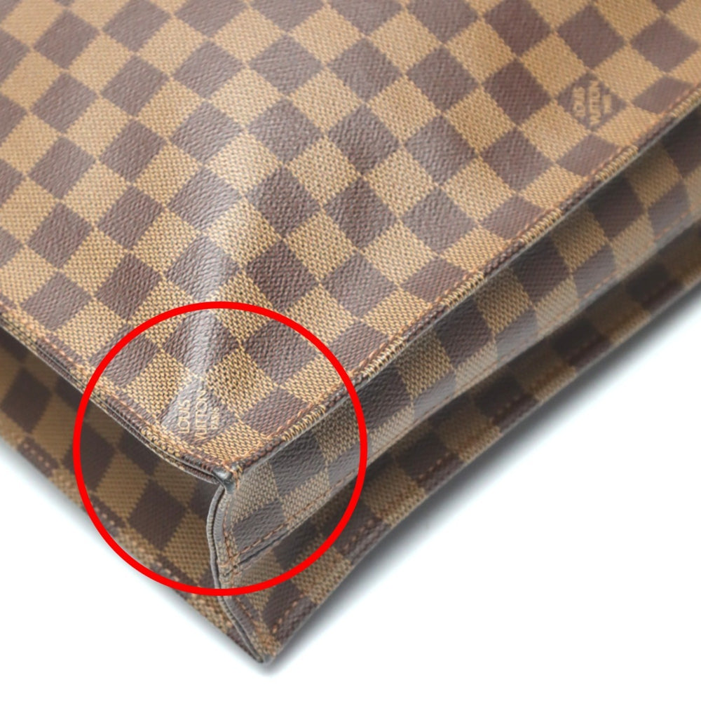 Louis Vuitton LOUIS VUITTON Handbag Tote Bag Damier Sac Plat Canvas N51140 Ebene LV — Like New