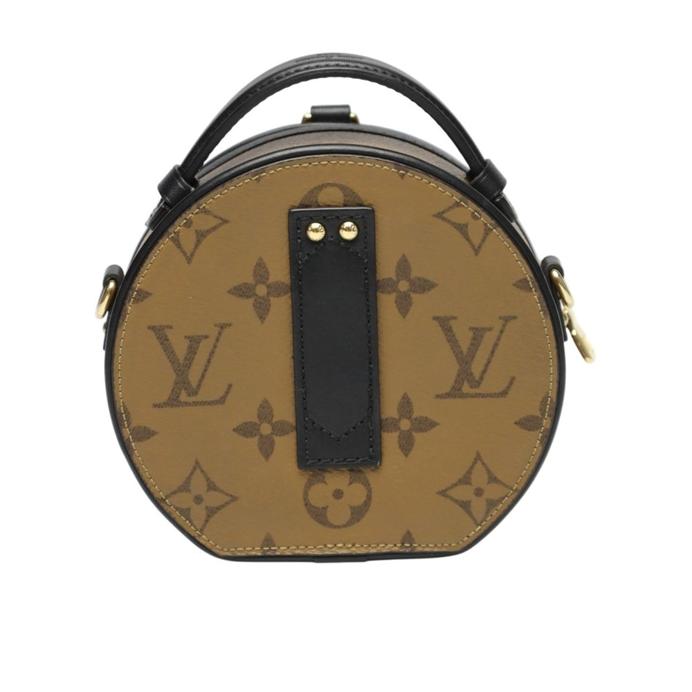 Louis Vuitton Monogram Reverse Mini Boite Chapeau Shoulder Bag M68276 Brown — Like New