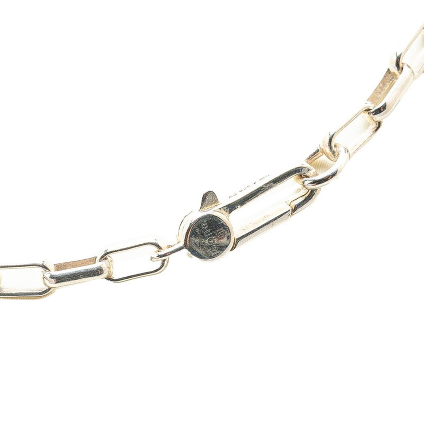 Gucci Interlocking G Chain Pendant Necklace 295710 SV925 Silver Women's GUCCI