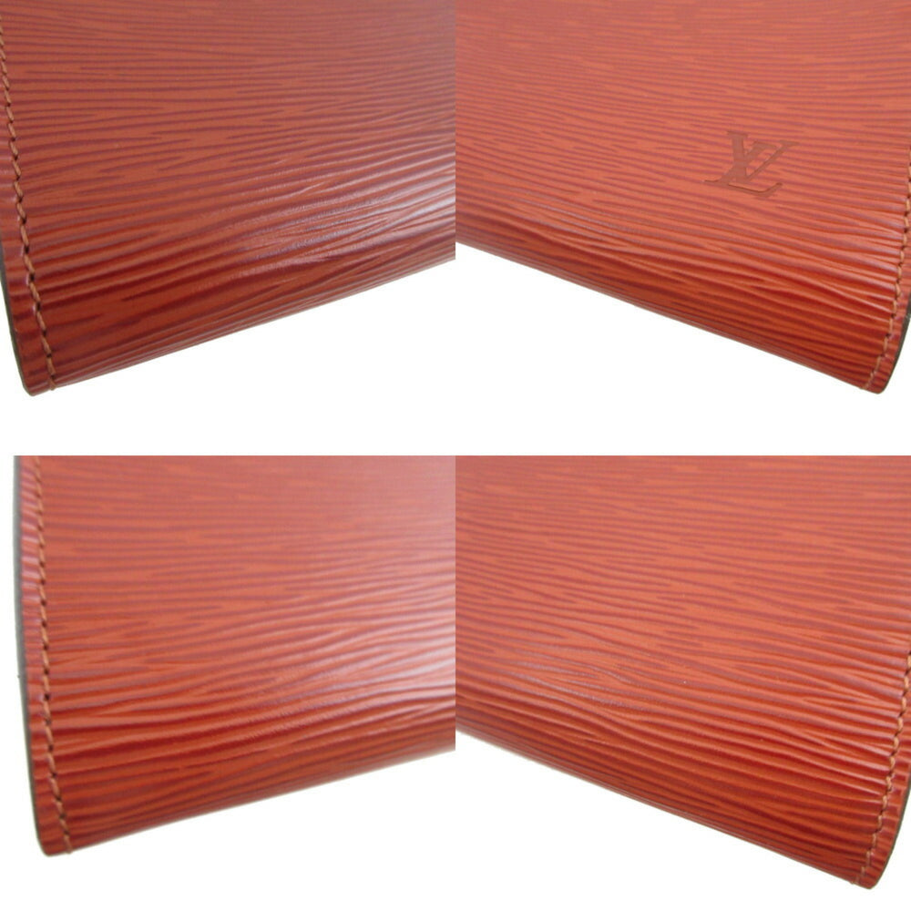 Like new Louis Vuitton M52943 Epi Leather Pochette Accessoires Kenya Brown Pouch 0982LOUIS VUITTON — Like New