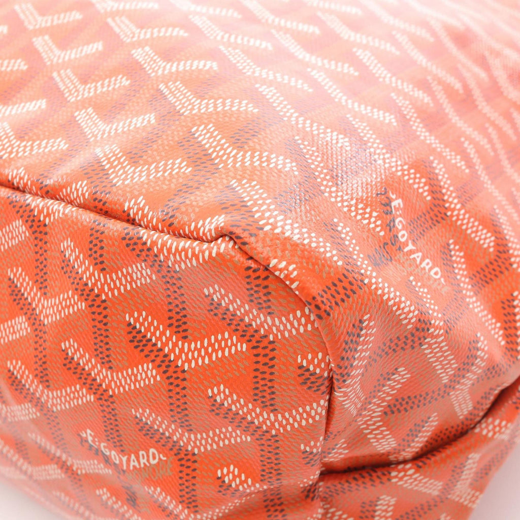 Goyard Bohème Hobo Bag, Shoulder Coated Canvas and Leather, Women's, Orange Multicolor, BOHEMEPMLTY07CL07P