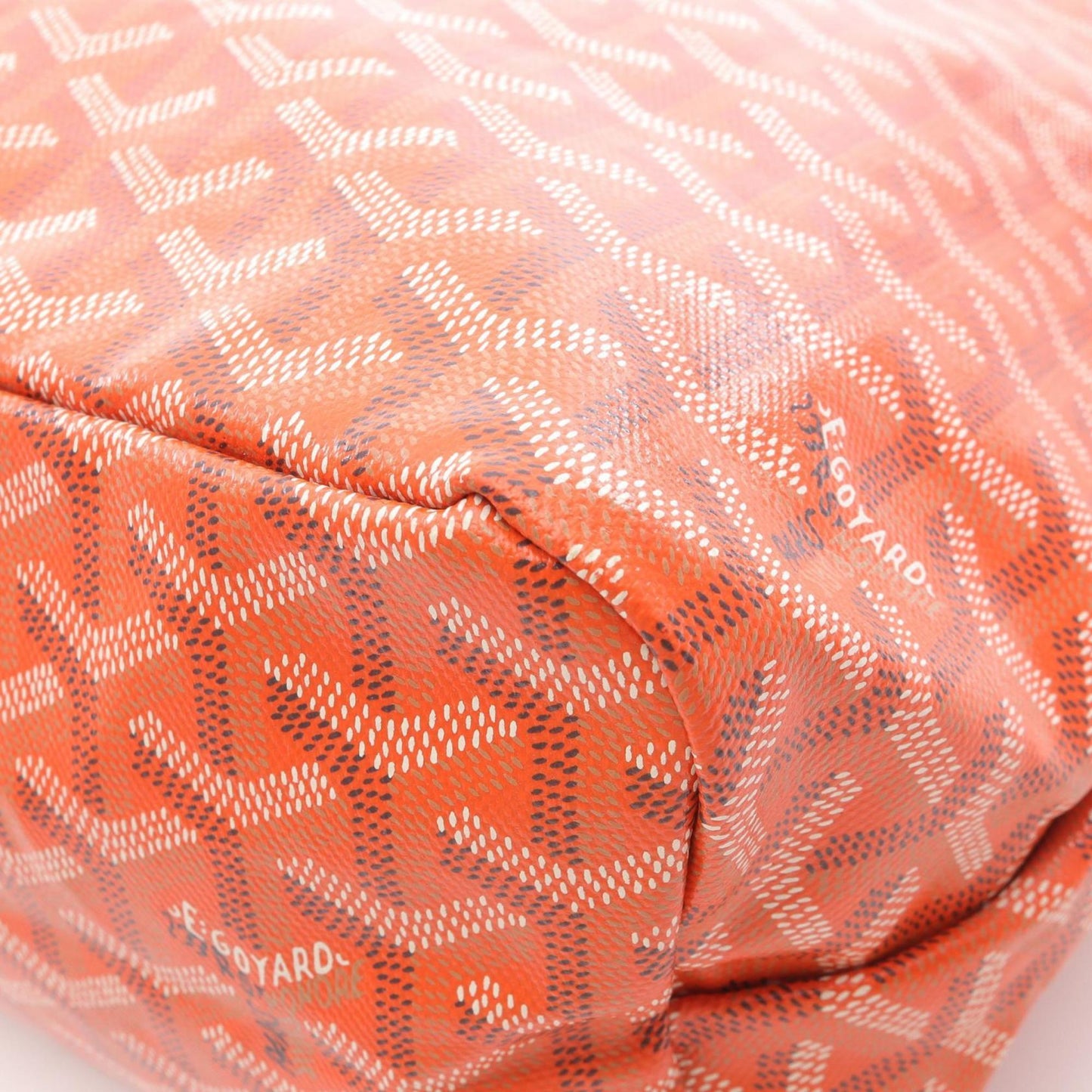 Goyard Bohème Hobo Bag, Shoulder Coated Canvas and Leather, Women's, Orange Multicolor, BOHEMEPMLTY07CL07P