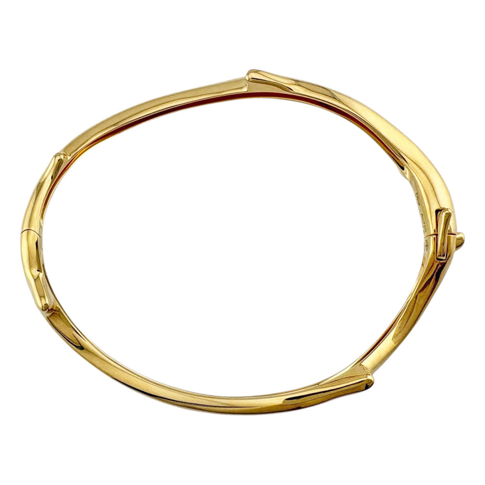 Christian Dior Dior Bois de Rose Bangle, 18K Yellow Gold, Women's — Like New