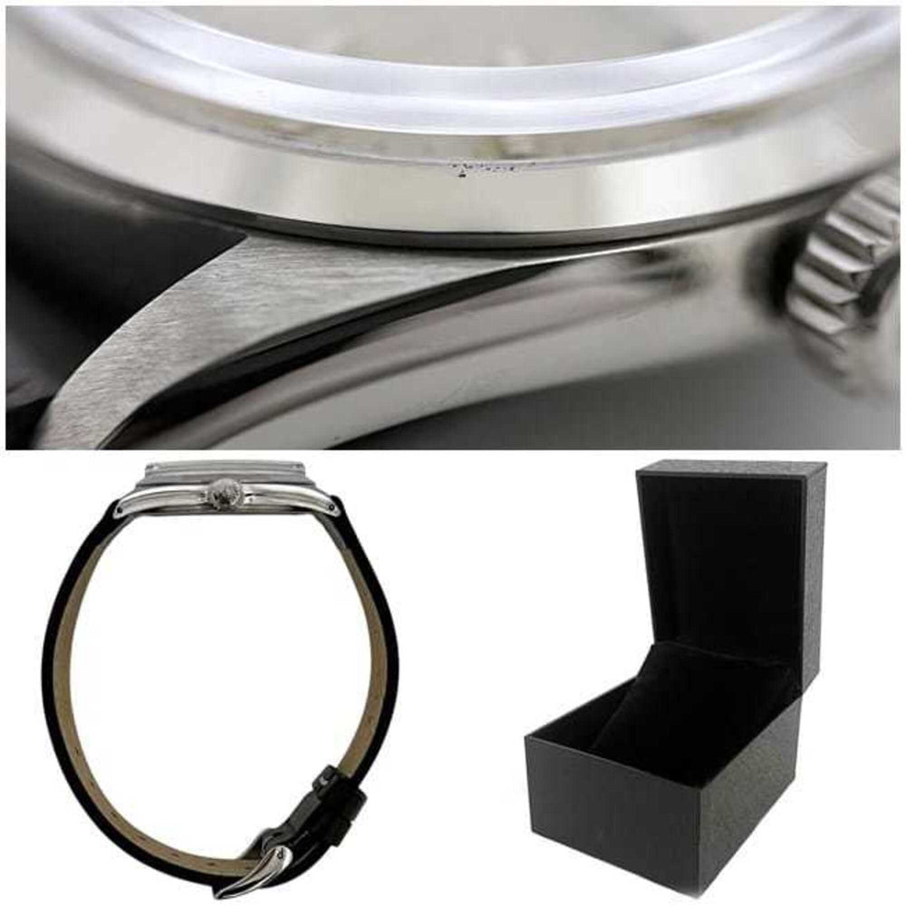 Tudor Oyster Watch, Beige, Silver, Brown, 7934, Manual Winding, Overhauled, Stainless Steel, Leather Strap, 216*** TUDOR — Good