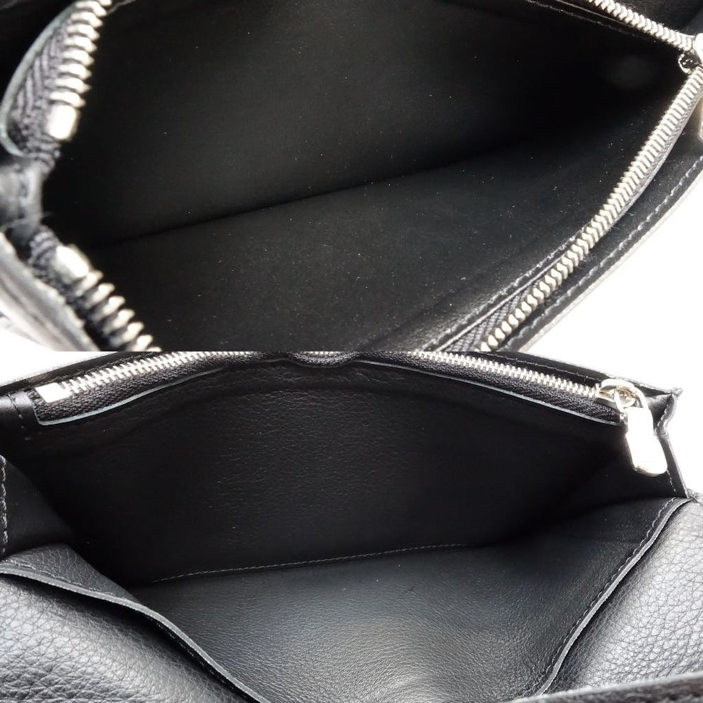 LOUIS VUITTON Louis Vuitton Long Wallet M58192 Portefeuille Brazza Noir Men's 181903