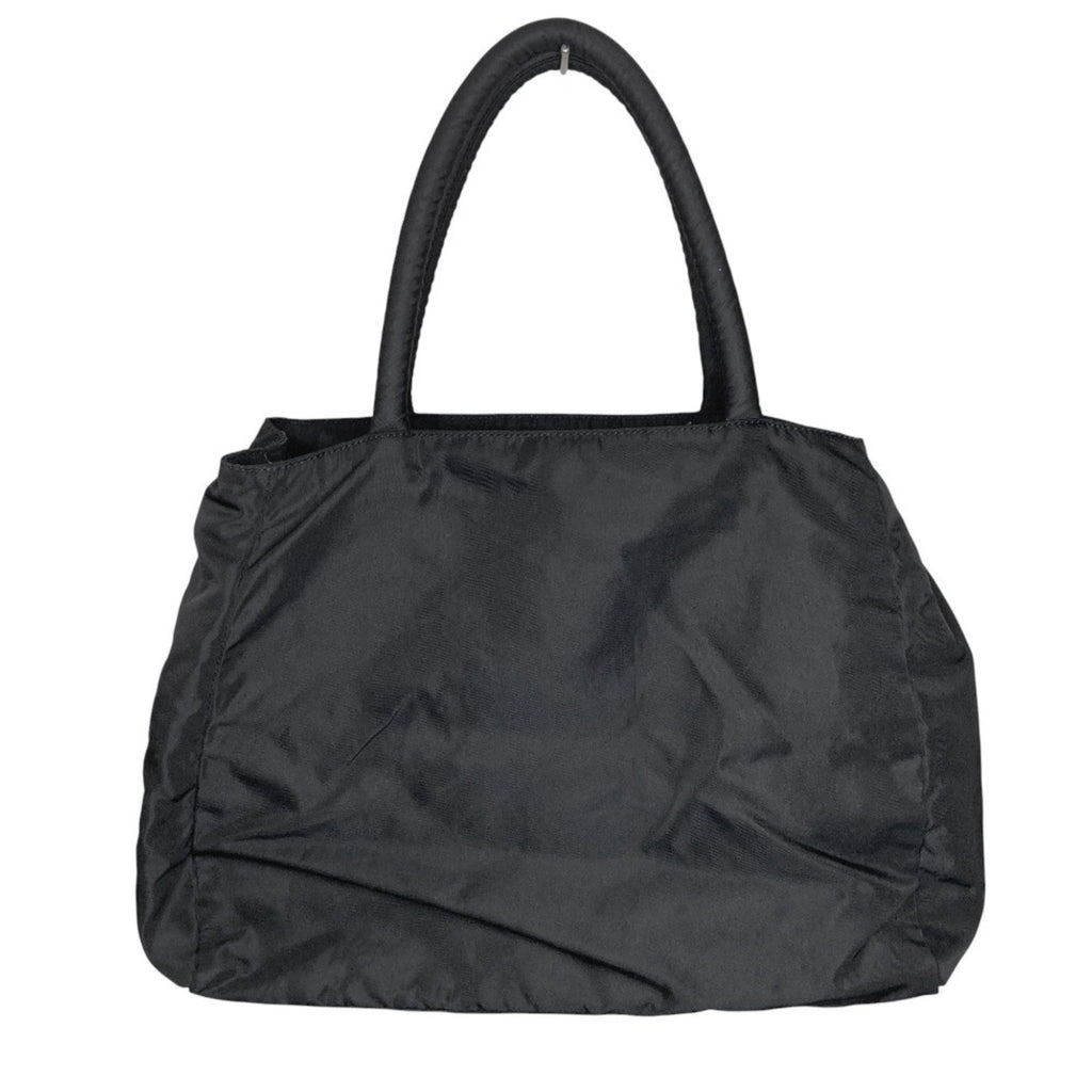 PRADA Prada Triangle Logo Plate Nylon Handbag in Black for Men and Women