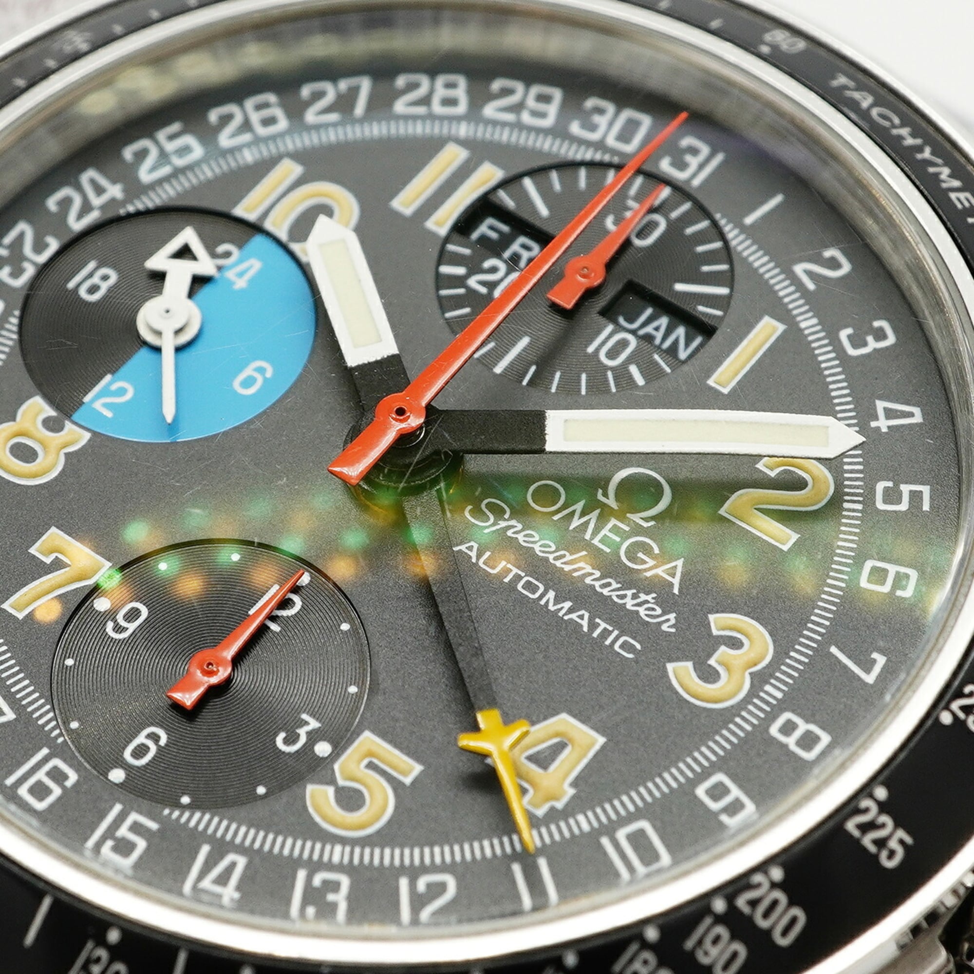 Omega Speedmaster Mark 40 AM PM Triple Calendar 3520.53 Gray Dial Men's Watch — Good