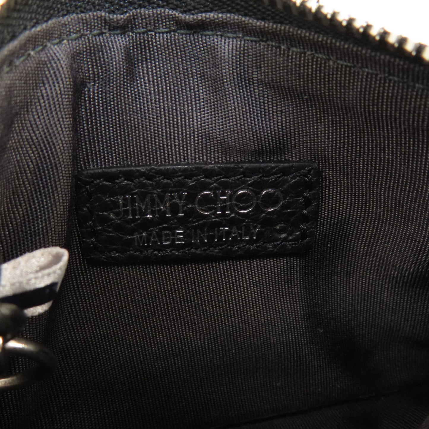 Jimmy Choo Star Motif Coin Case Leather Women's