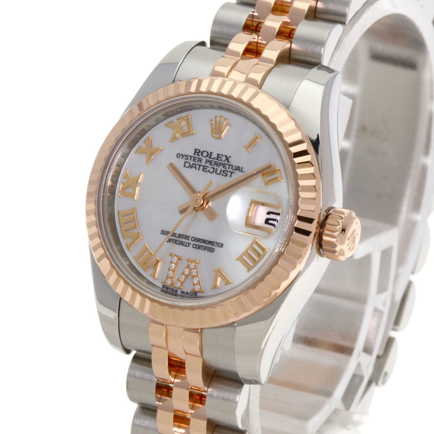 Rolex 179171NR Datejust VI Diamond Watch in Stainless Steel and 18K Yellow Gold (SSx18KPG) for Women
