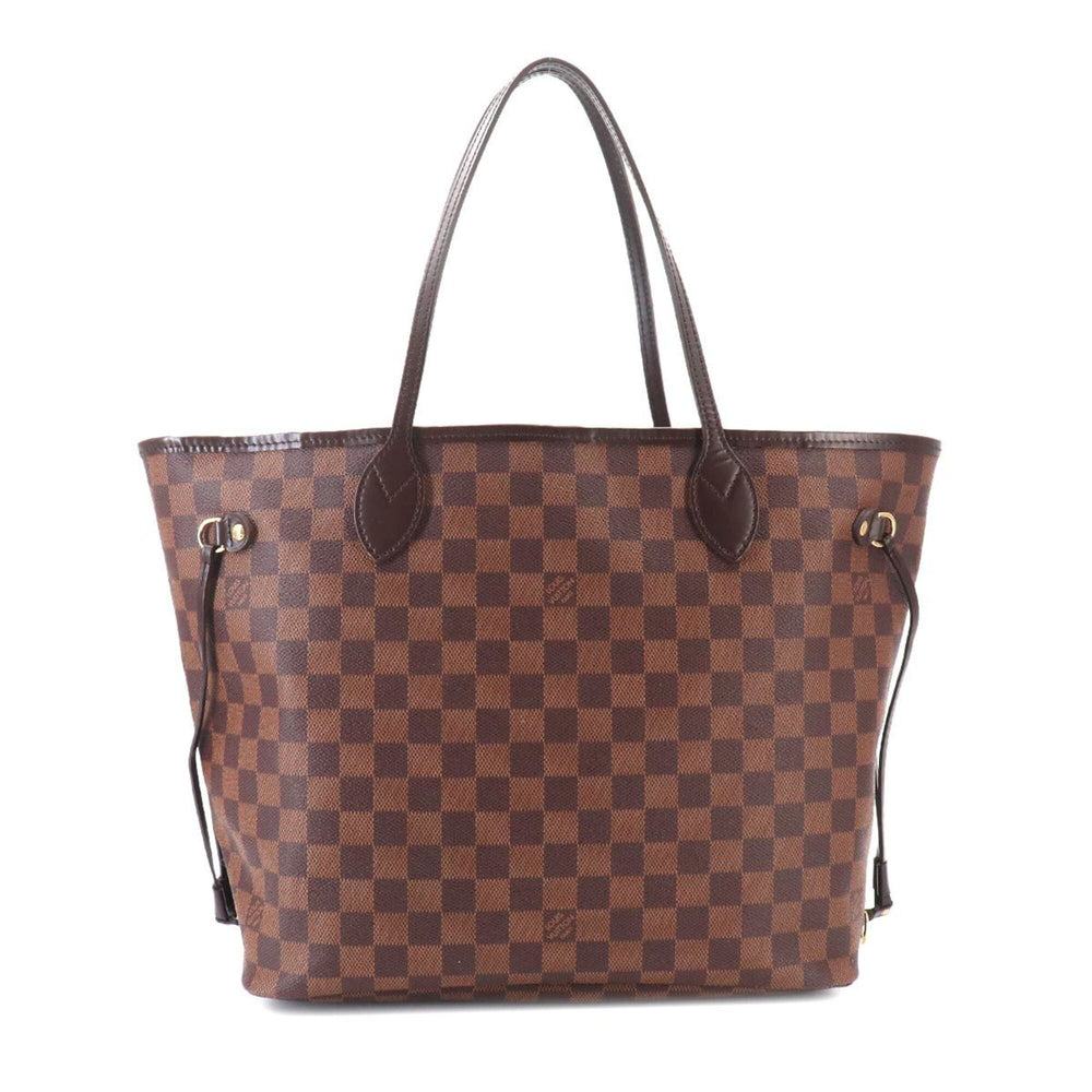 Louis Vuitton Neverfull MM Damier Tote Handbag, Ebene Cerise N51105 Brown — Like New