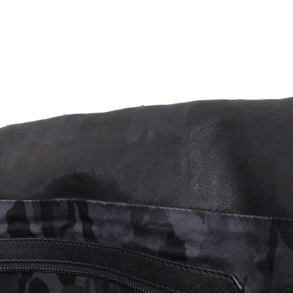 JIMMY CHOO Pimlico Star Stud Tote Bag Leather Black