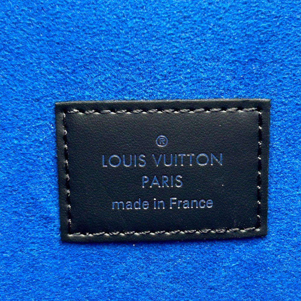 Louis Vuitton Alpha Triple Pouch N60255 Damier Graphite Silver Hardware Clutch Bag for Men and Women — Like New