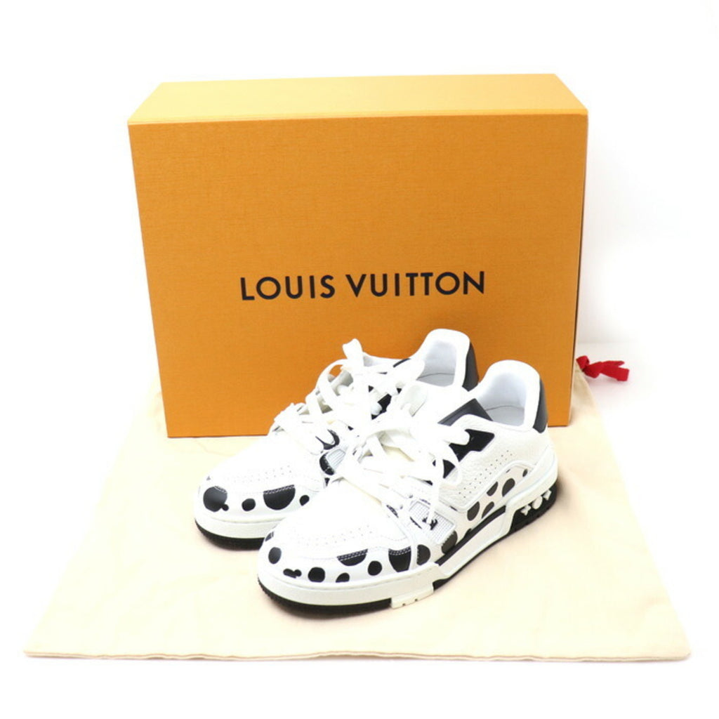 LOUIS VUITTON Louis Vuitton x YK LV Trainer Line Sneakers White Black 1AB8JJ MS1212 3 Women's