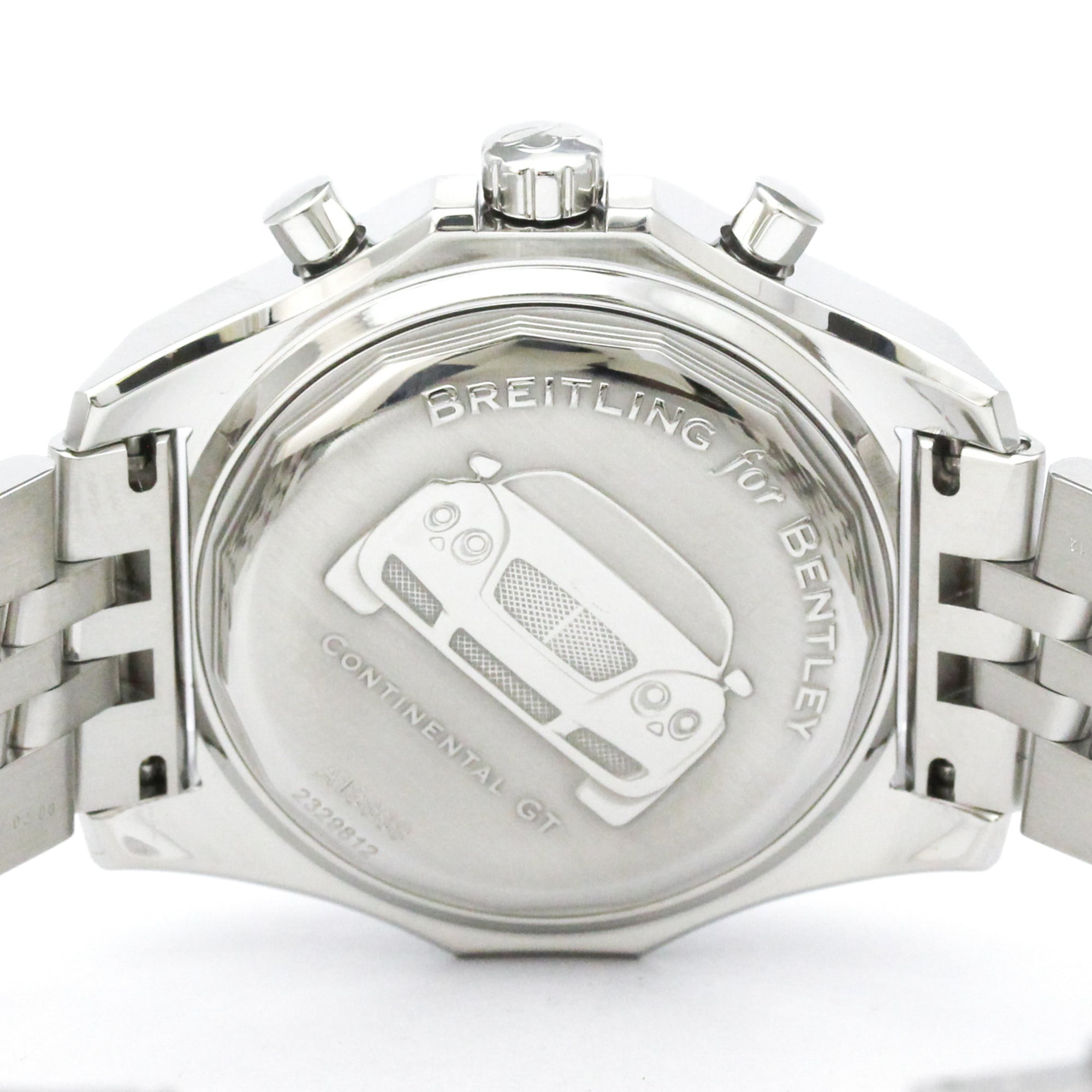 BREITLING Bentley GT Racing Steel Automatic Mens Watch A13363 Polished — Very Good