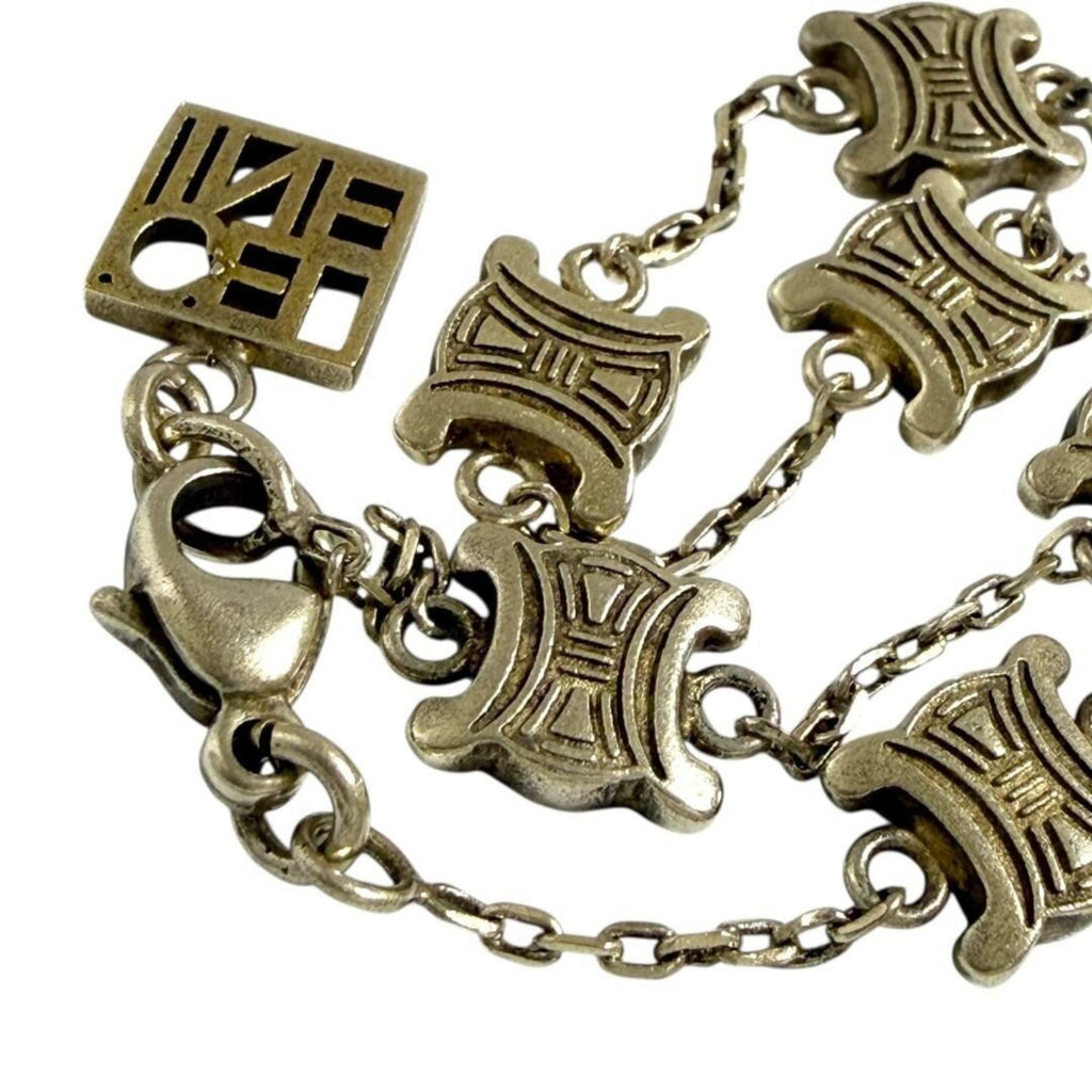 Celine Station Bracelet for Men and Women, Macadam, Gold