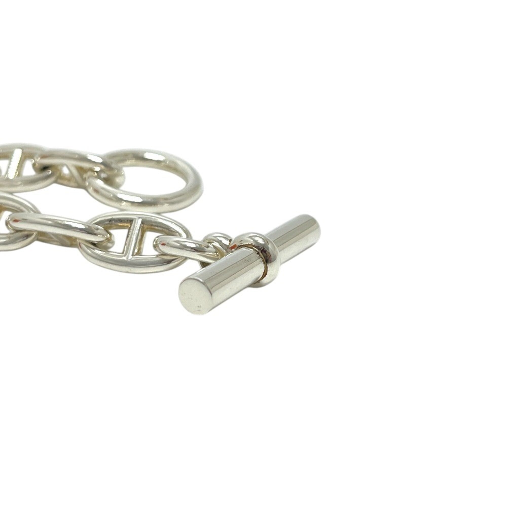 HERMES Chaine d'Ancre GM 13-link Bracelet SV925 Men's Women's Silver — New