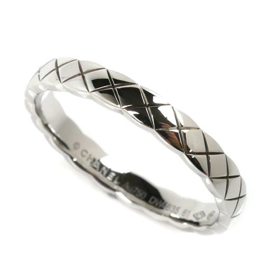CHANEL K18WG White Gold Coco Crush Ring J11793 Size 20 61 4.5g Men's