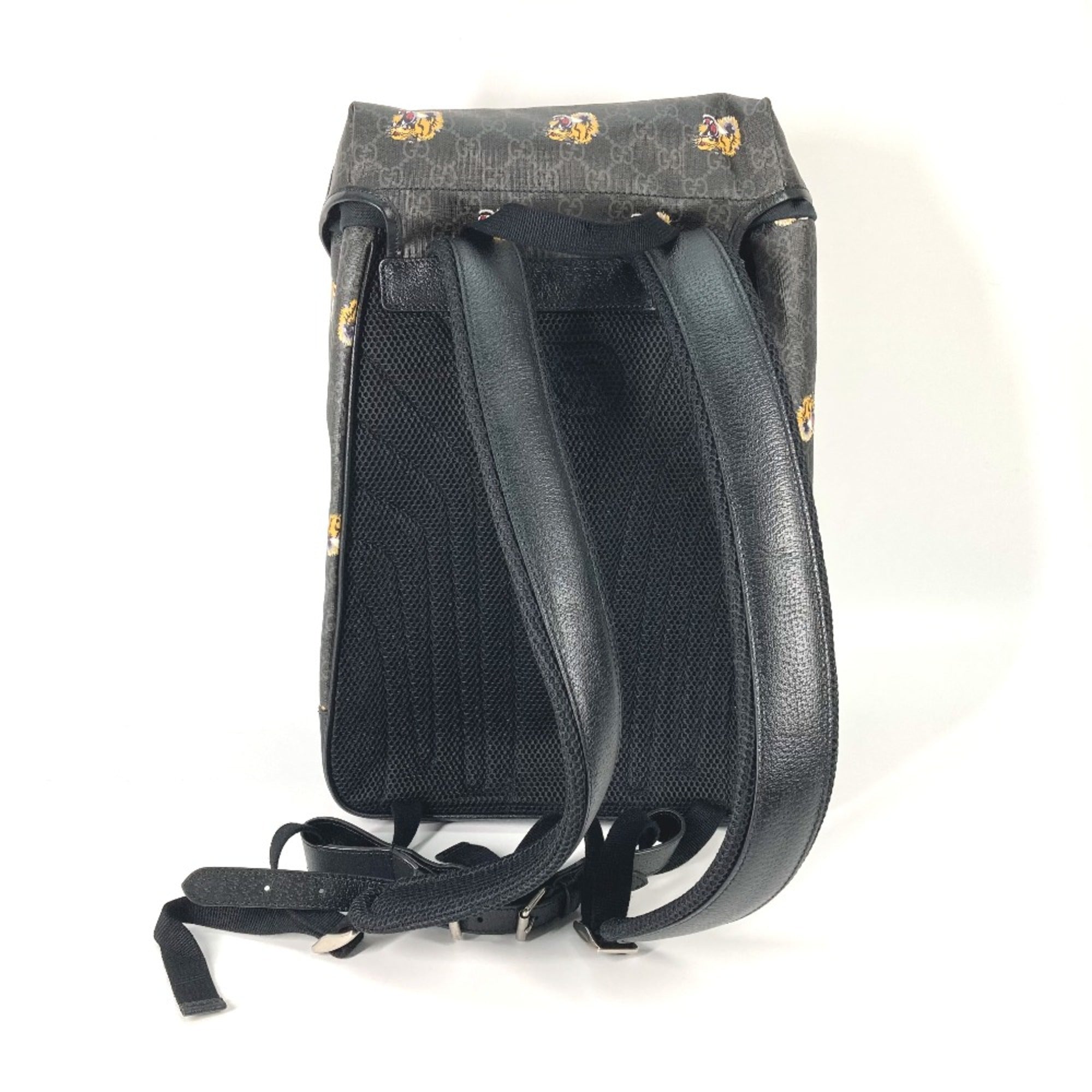 Gucci 696013 Interlocking G tiger tiger bag Backpack Black — Like New