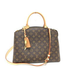 LOUIS VUITTON M45898 Grand Palais MM 2-Way Bag, Monogram Canvas, Brown, Like New — Like New