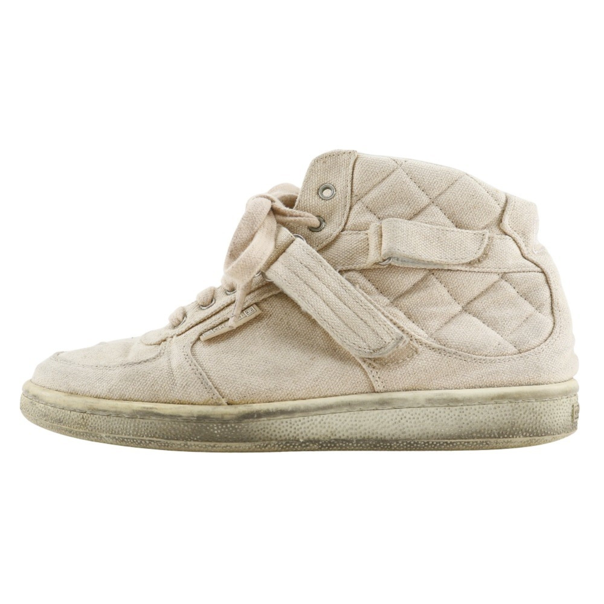 CHANEL High-top sneakers Matelasse