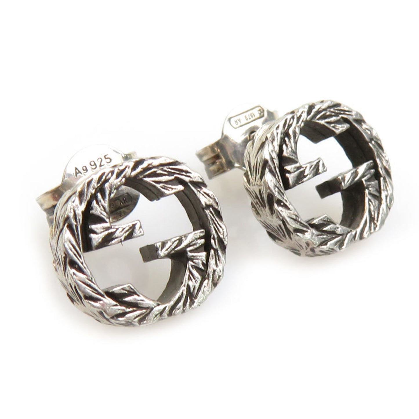 Gucci Interlocking G earrings in 925 silver for men and women, h31486k