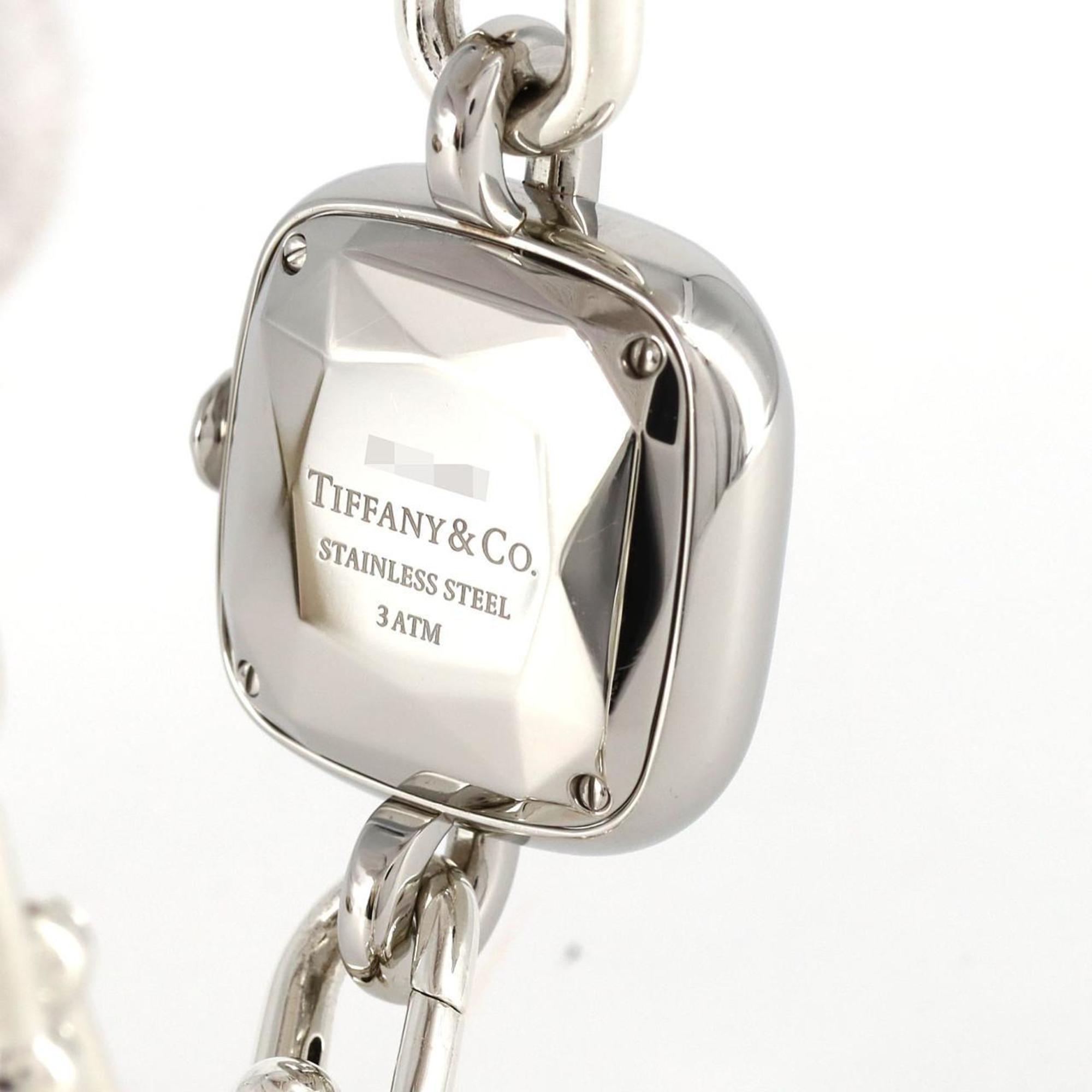 Tiffany Hardware Lug D Bracelet Large Size 73331277 Stainless Steel Quartz Watch