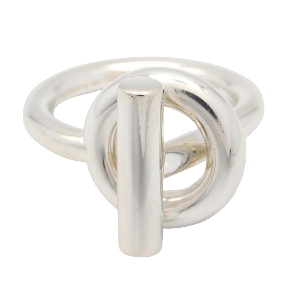 Hermes HERMES Echappé Ring MM - Sterling Silver 925 Jewelry Men's & Women's Tone — Like New
