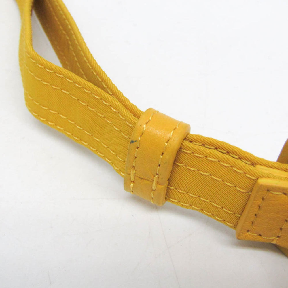Fendi Baguette Phone Pouch 7AS056 Men,Women Nylon Shoulder Bag Yellow — Like New