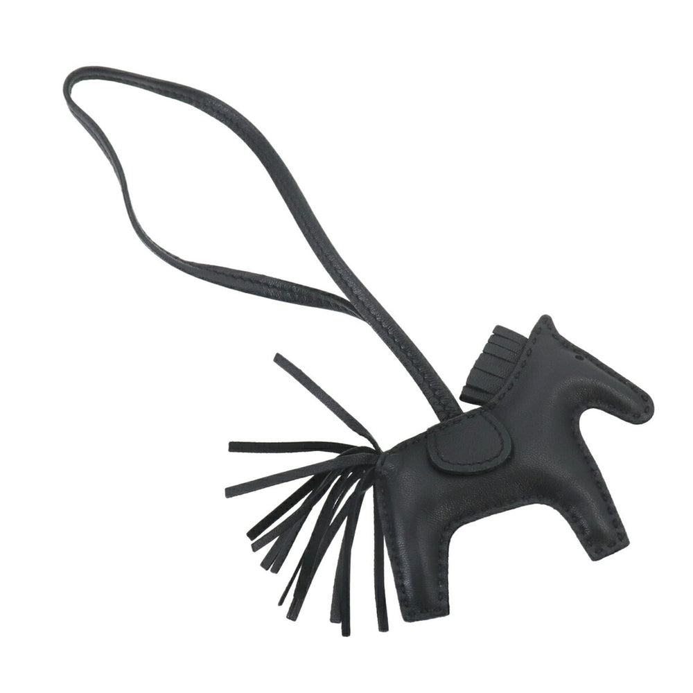 Hermes Rodeo PM So Black Accessory Bag Charm (Agneau Milo) — Like New