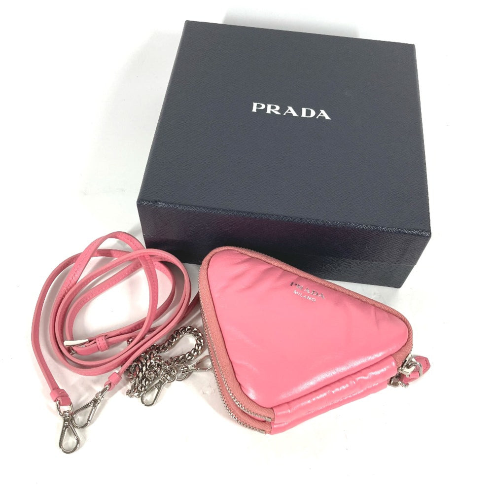 PRADA Chain Crossbody 3WAY Pochette Shoulder Bag pink — Like New