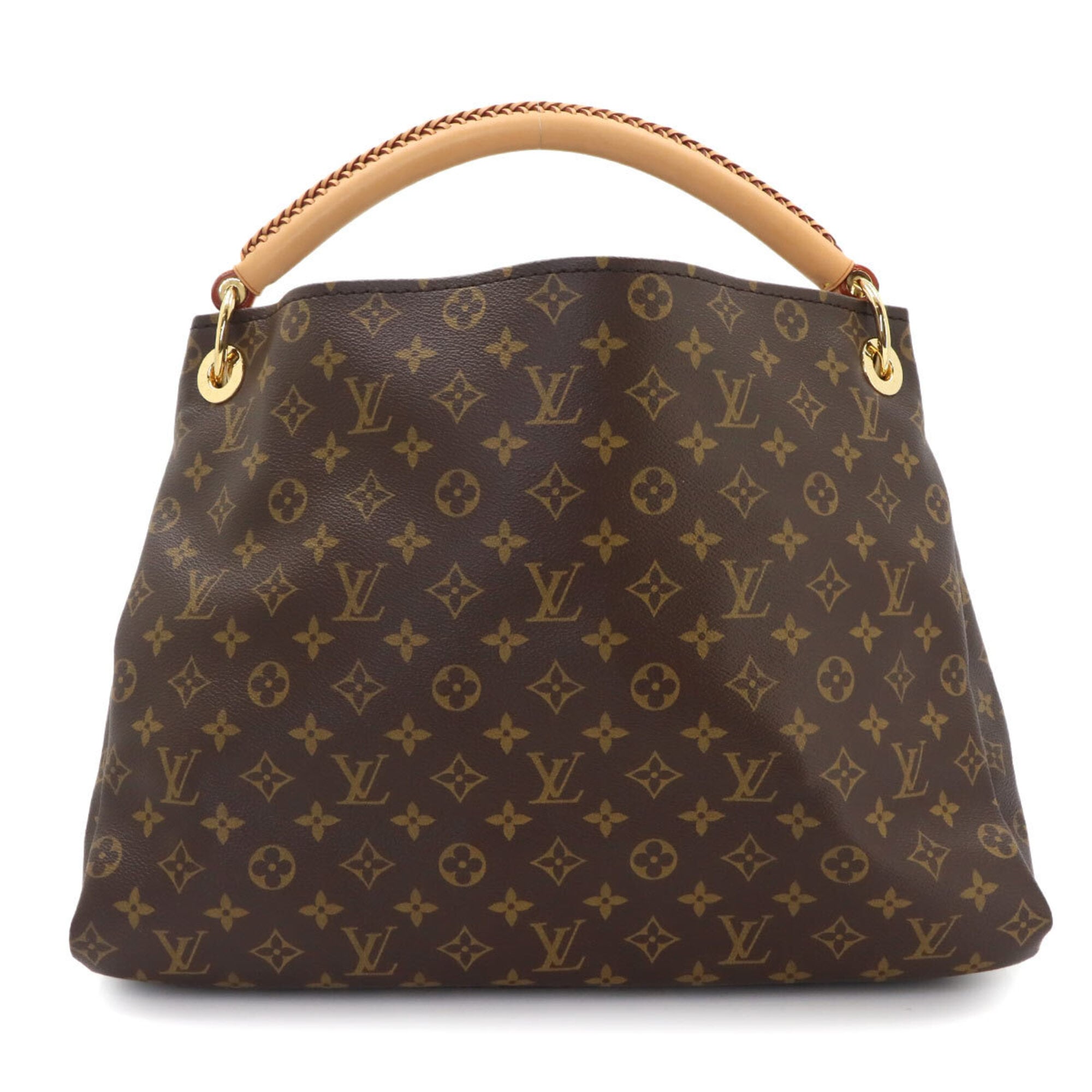 Louis Vuitton LOUIS VUITTON Monogram Artsy MM Shoulder Handbag Brown M40249 Gold Hardware — Like New