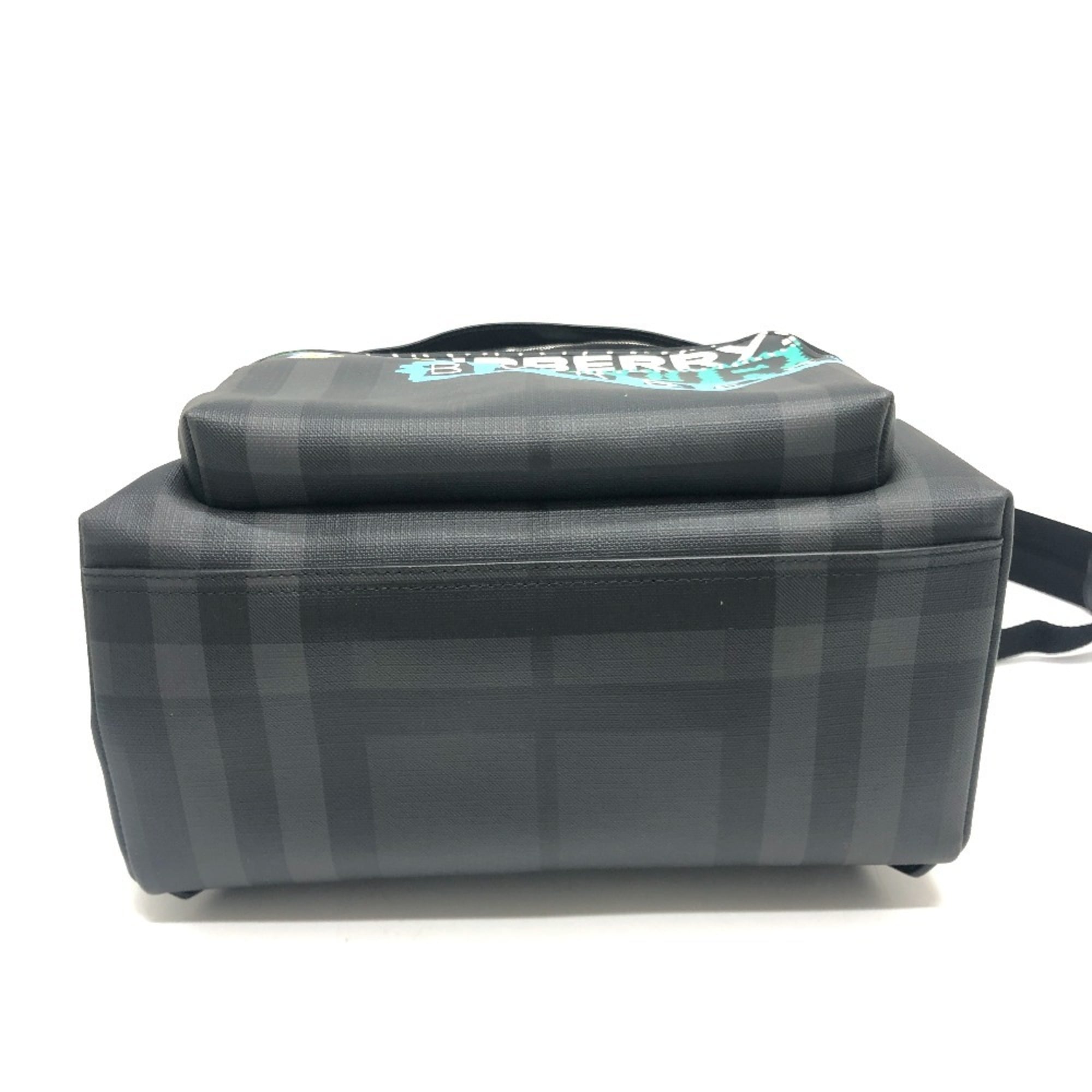 BURBERRY Burberry Graphic Check Backpack Bag Women's Grey — Like New