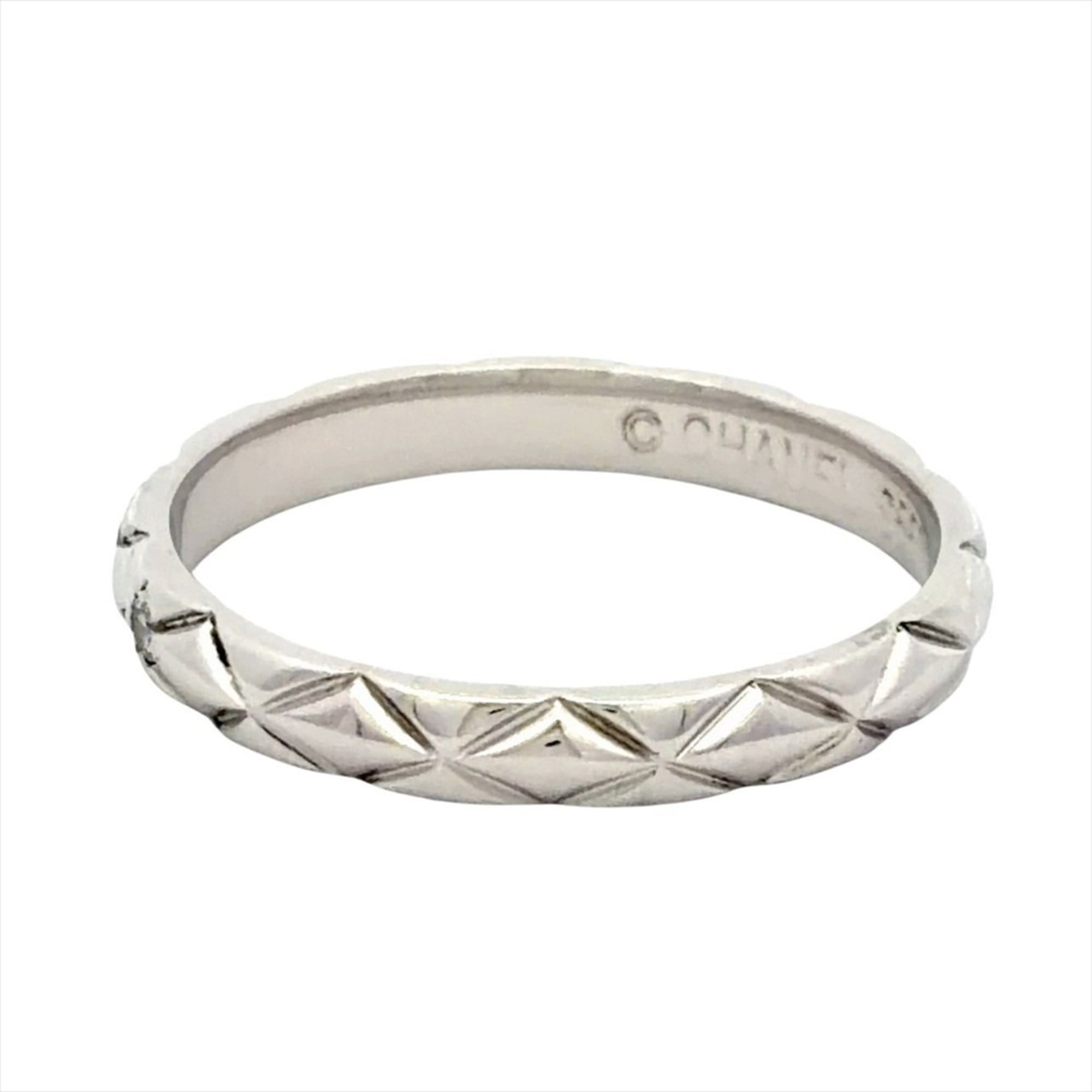 Chanel Coco Crush 3-Diamond Ring, Size #50, Platinum 950, 2.9g, Women's Ring — Like New