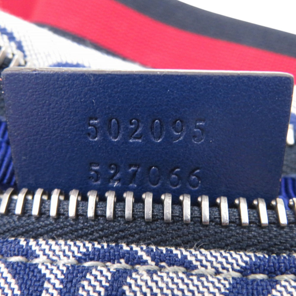 Like new Gucci children's star waist pouch 502095, canvas and leather, blue, 1584 GUCCI — Like New