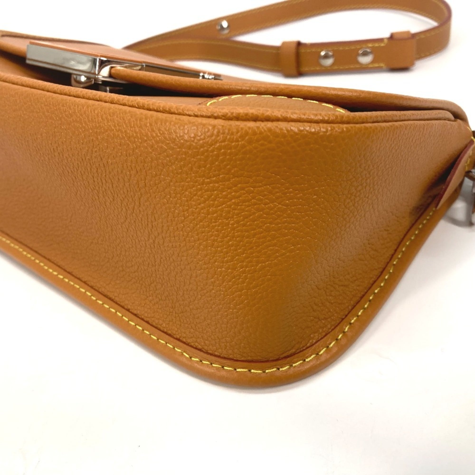 LOUIS VUITTON M59459 Epi Bussi NM Pochette Shoulder Bag in Leather, Women's, Beige — Like New