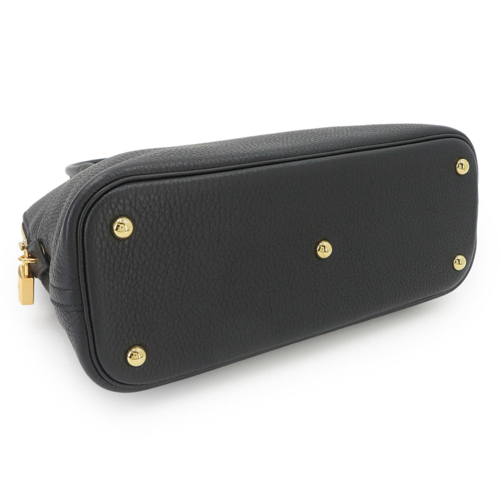 Hermes Bolide 31 2-way Handbag/Shoulder Bag, Taurillon Clemence Leather, Black, Z Stamp, Gold Hardware — Like New
