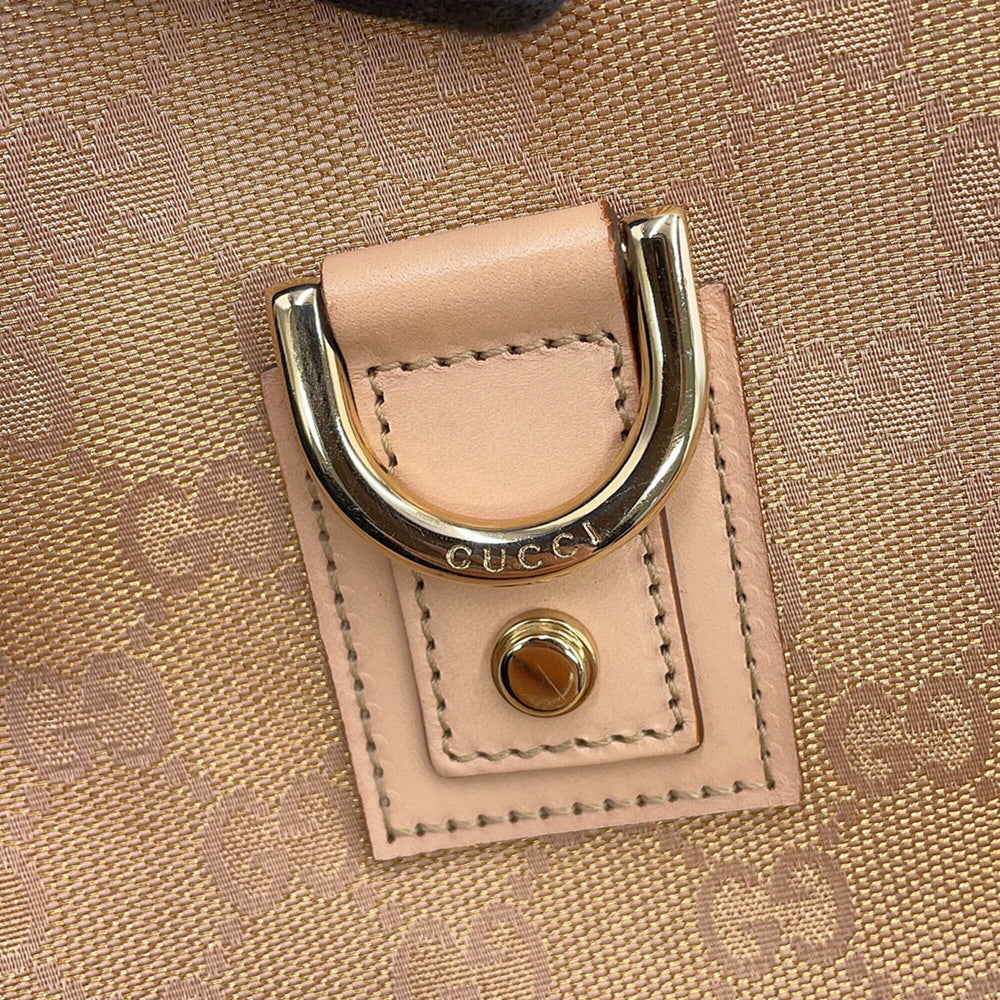 Gucci Shoulder Bag GG Canvas Abbey Leather 131326 GUCCI Handbag — Like New