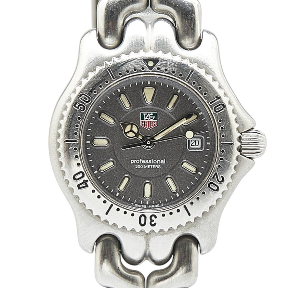TAG Heuer Cell Watch WG1313-0 Quartz Grey Dial Stainless Steel Ladies HEUER — Good
