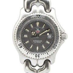 TAG Heuer Cell Watch WG1313-0 Quartz Grey Dial Stainless Steel Ladies HEUER — Good