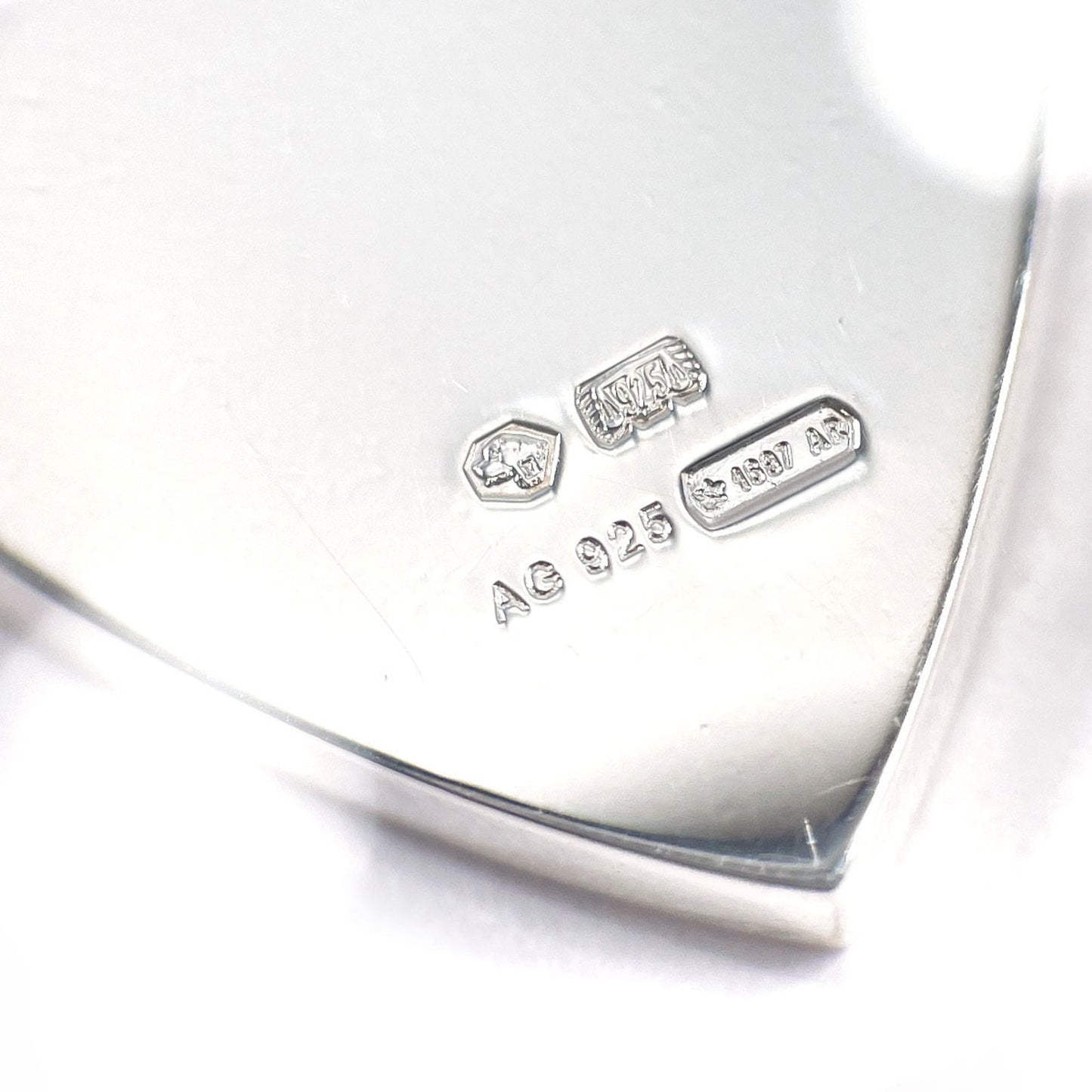 GUCCI Trademark Heart Necklace 223512 J8400 8106, 925 Sterling Silver, Women's