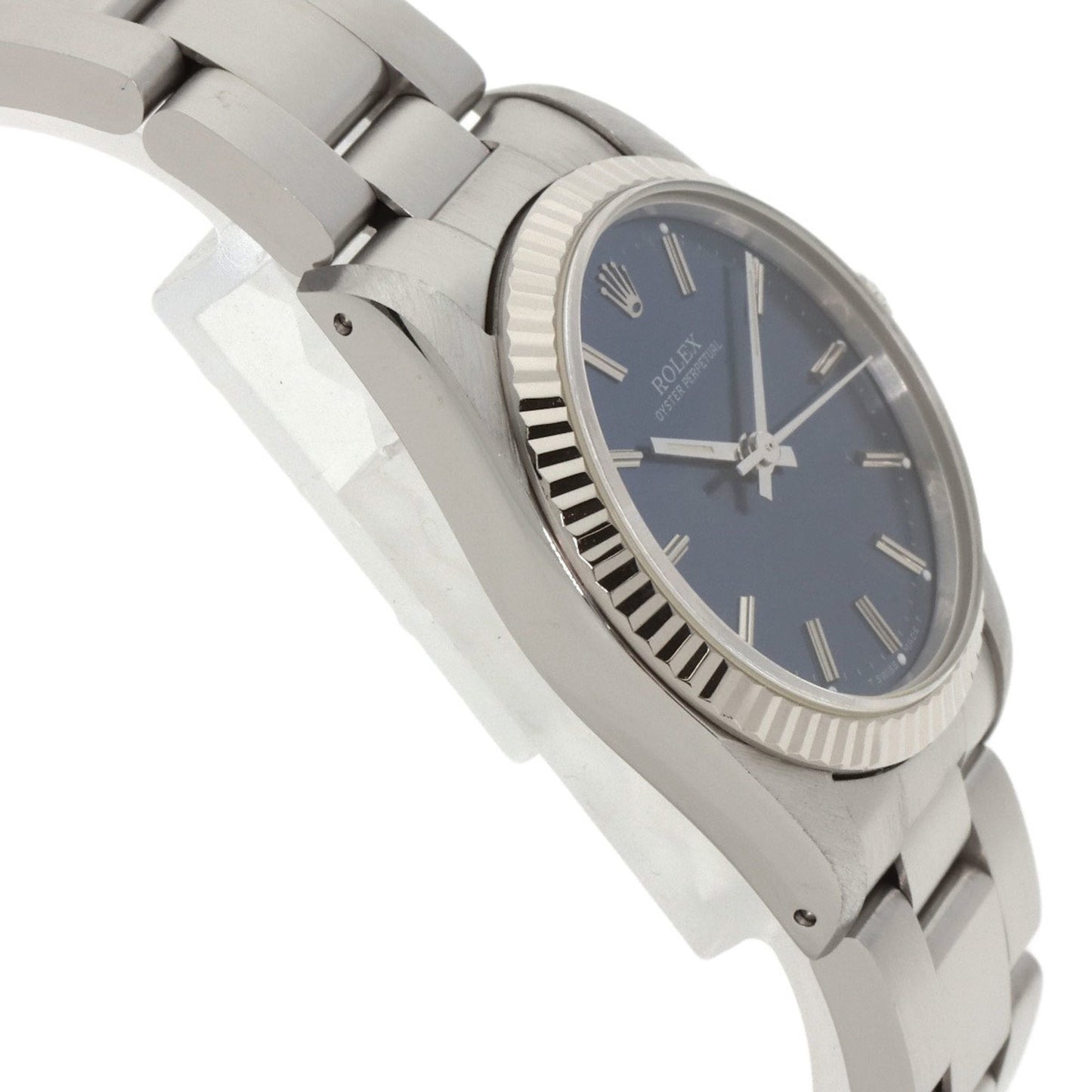 Rolex 67514 Oyster Perpetual Watch in Stainless Steel/SS/18K White Gold for Boys