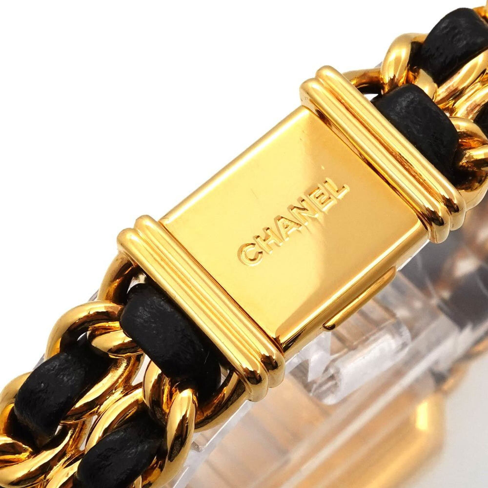 Chanel Premiere Large Size H0001 Women's Watch Black Gold Quartz — Very Good