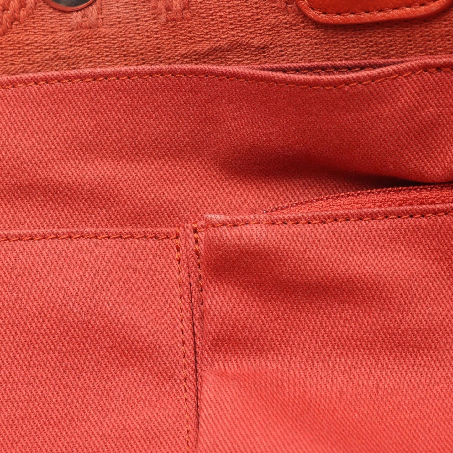 CHANEL Coco Mark Large Shopping Tote Bag, Leather and Fabric, Women's, Red