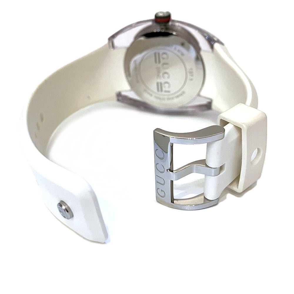 Gucci Sync Watch, Sherry, Total Weight 77.8g, Stainless Steel, Rubber Strap, Quartz Movement, Silver Dial, 137.1 — Good
