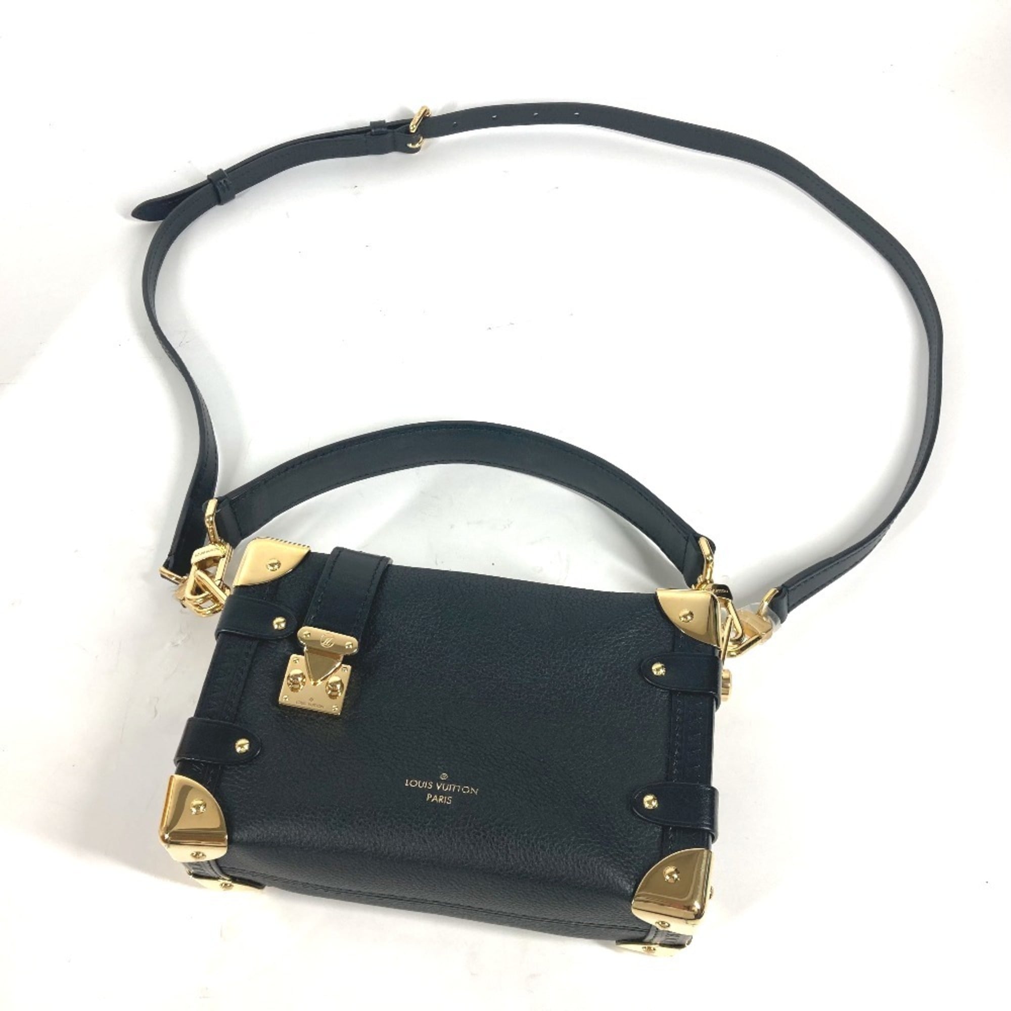 LOUIS VUITTON M23817 Clutch Bag Pouch Side Trunk PM 3WAY Shoulder Handbag Women's Noir Black D-240904-4 — Like New