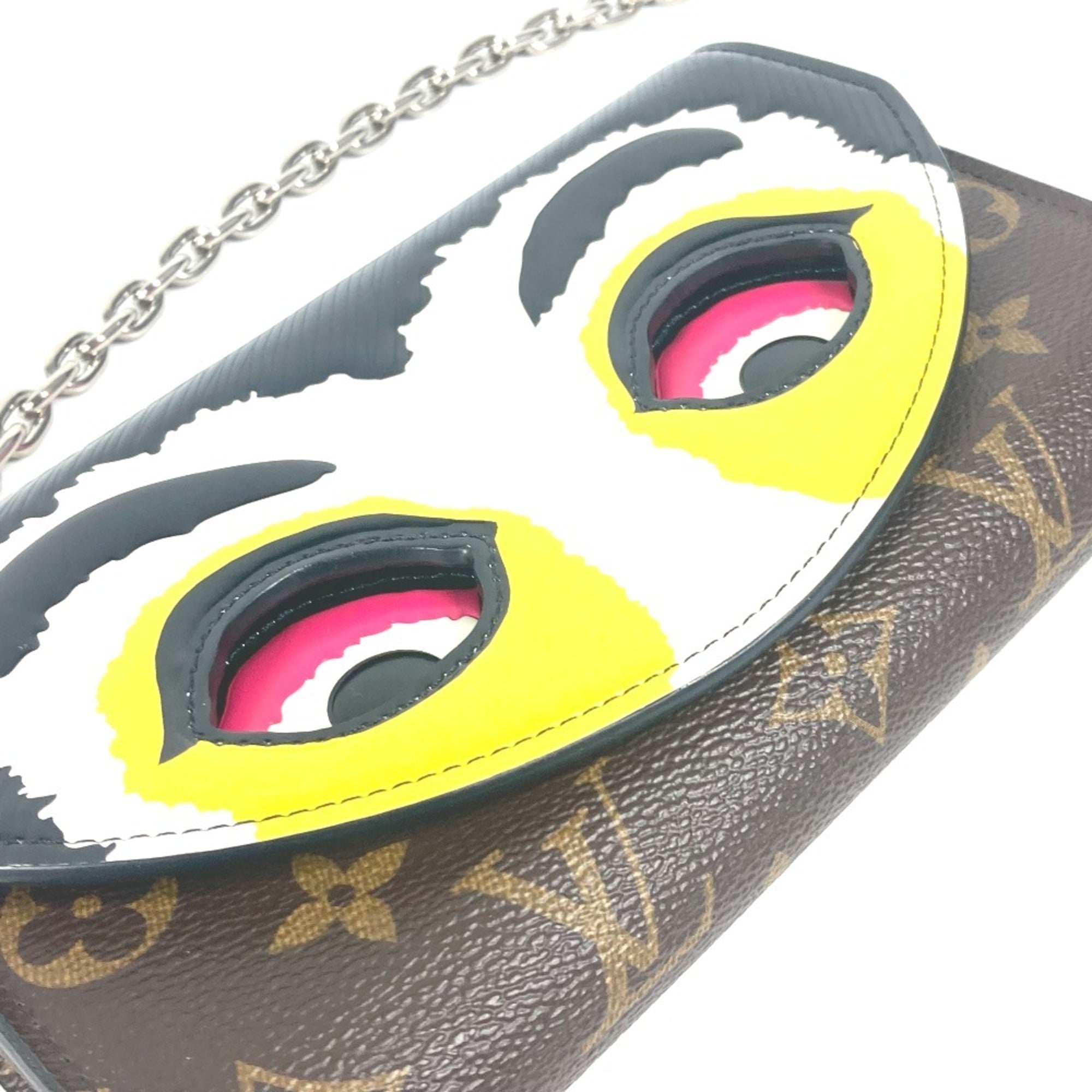 LOUIS VUITTON M43532 Epi Monogram Yamakansai Pochette Kabuki Mask Bag Shoulder Canvas Leather Women's Brown L-241114-6 — Like New